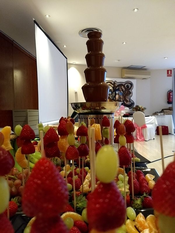 Alquiler fuente de chocolate